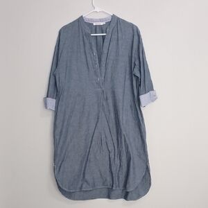 Mer Sea Chambray Blue Dress